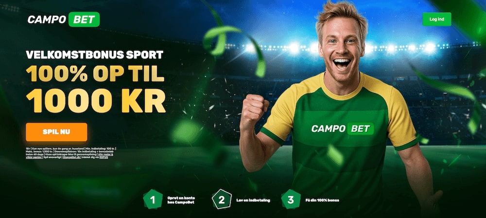 CampoBet bonus 2026 – ingen bonuskode nødvendig, aktiveres manuelt